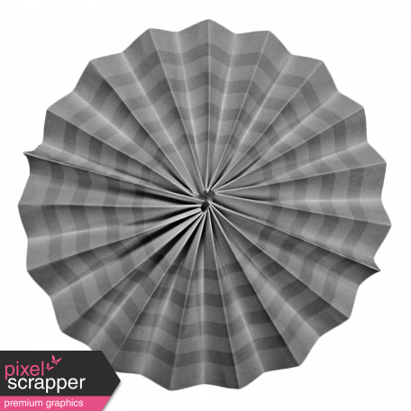 Spookalicious - Element Template - Striped Accordion Flower Template