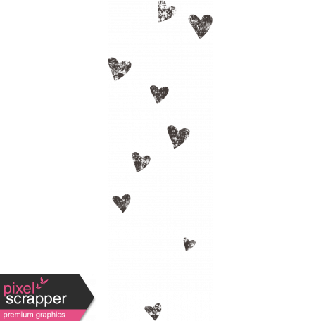 Spookalicious - Black Heart Stamp 