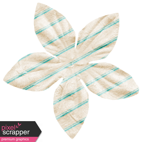 Spookalicious - Little Flower Blue Stripes 