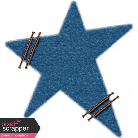 Nutcracker December BT Mini Kit - Blue Felt Star