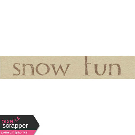 Sweater Weather - Snow Fun Word Art