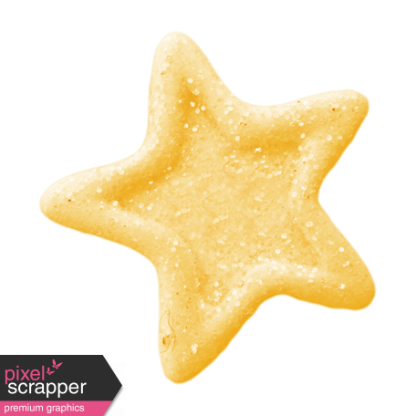 Birthday Wishes - Yellow Glitter Star