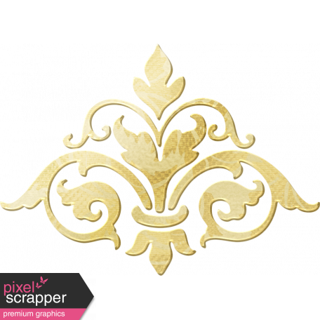 Shine - Gold Damask Piece 