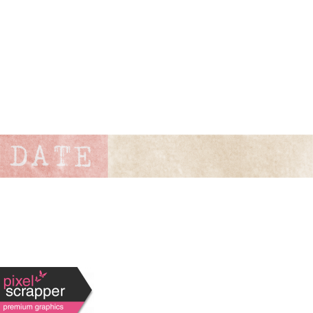 Jane - Word Art - Pink Date Label