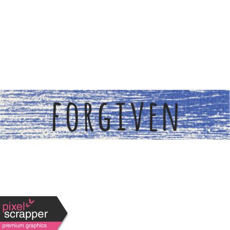Reflections - April 2015 Blog Train Mini Kit - Forgiven Label