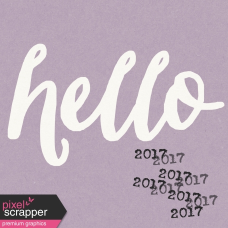 The Best Is Yet To Come 2017 - Journal Card Hello 2 2017