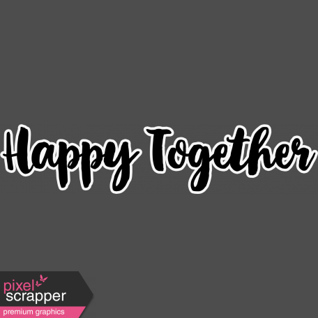 Pocket Basics 2 - Pocket Titles - Layered Template - Happy Together
