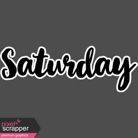 Pocket Basics 2 - Pocket Titles - Layered Template - Saturday 2