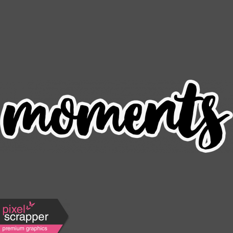 Pocket Basics 2 Pocket Title - Layered Template - Moments 2