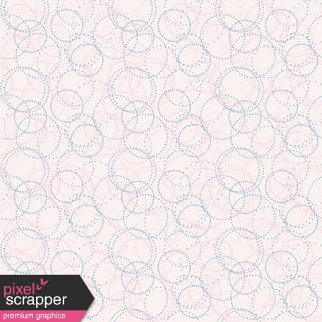 Good Life: August Paper - Pink Blue Dotted Circles