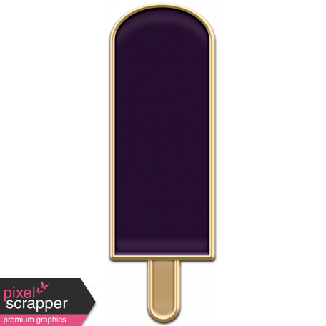 The Good Life: August - Purple Popsicle Enamel Pin