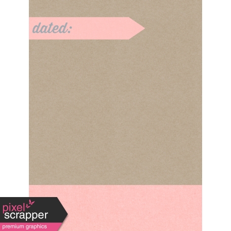 Cozy Kitchen - Date Label 3x4 Journal Card