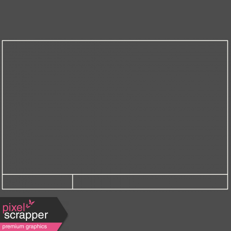 Pocket Basics Photo Overlays - Caption Overlay (Square Corners)