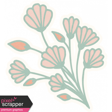 Already There Blooms Sticker