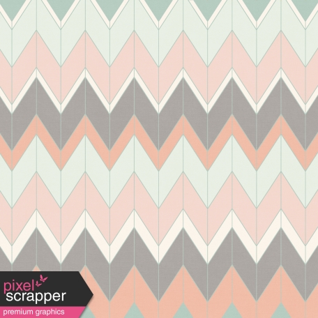 Already There Paper - Pastel Chevron Paper