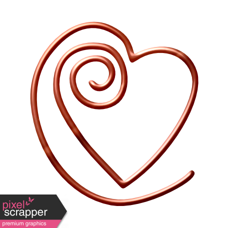 Already There - Copper Heart Clip