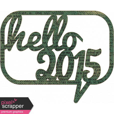 Bright Days Elements - Paper Hello 2015 Cut-Out