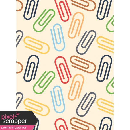 Work Day Journal Cards - Paper Clips 3x4
