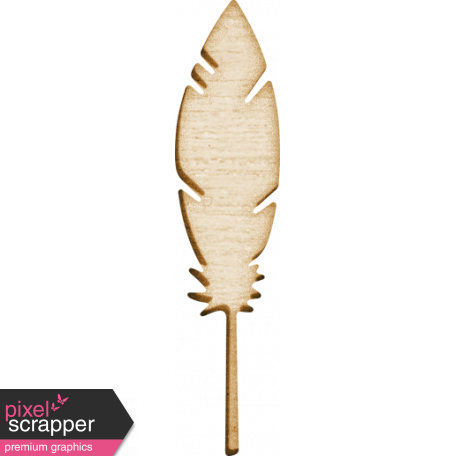 Spread Your Wings - Wood Feather Small 