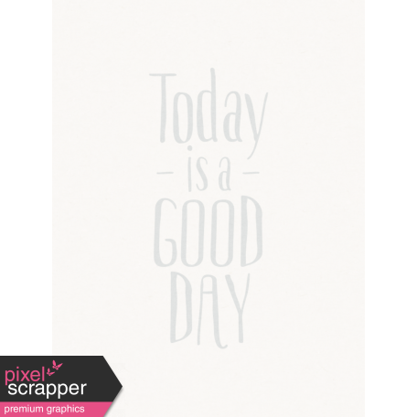 Good Day - Journal Card GoodDay Gray Light 3x4v