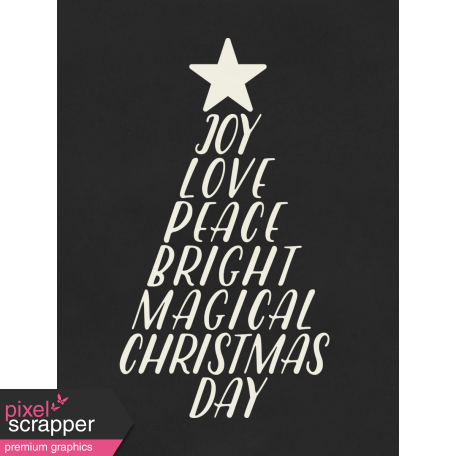 Christmas Day - JC Words Black 3x4