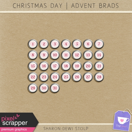 Christmas Day - Advent Brad Heart Silver