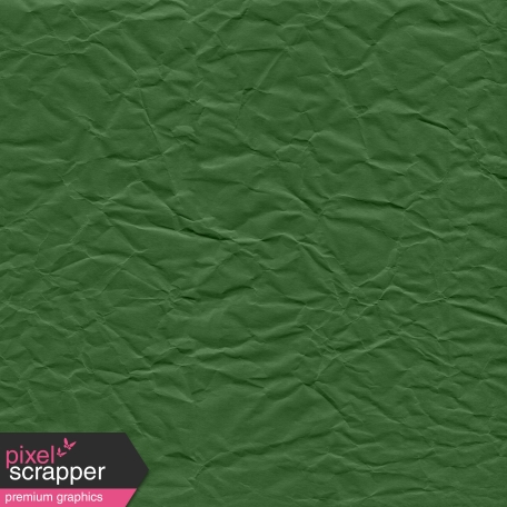 Picnic Day - Paper Crumpled Green Dark