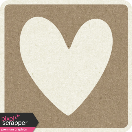 Picnic Day_Pictogram Chip_Brown_Heart