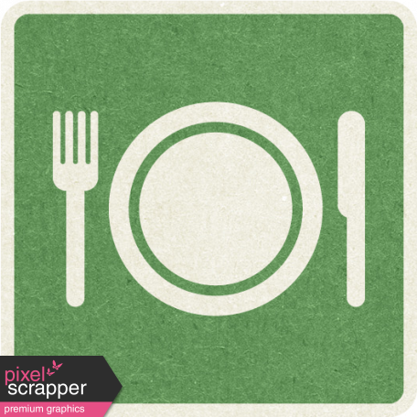 Picnic Day_Pictogram Chip_Green_Plate