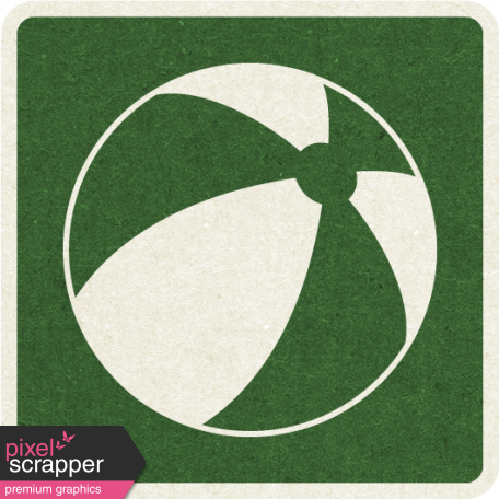 Picnic Day_Pictogram Chip_Green Dark_Ball