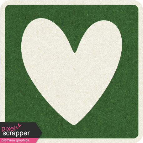 Picnic Day_Pictogram Chip_Green Dark_Heart