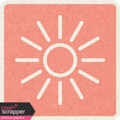 Picnic Day_Pictogram Chip_Pink_Sun