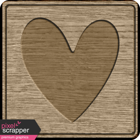Picnic Day_Pictogram Chip_Wood_Heart