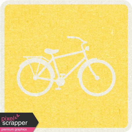 Picnic Day_Pictogram Chip_Yellow_Bicycle