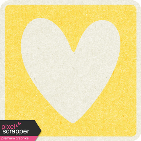 Picnic Day_Pictogram Chip_Yellow_Heart