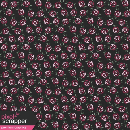 Crazy In Love - Paper Roses Small Black