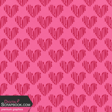 Valentine - Paper Valentine Pink