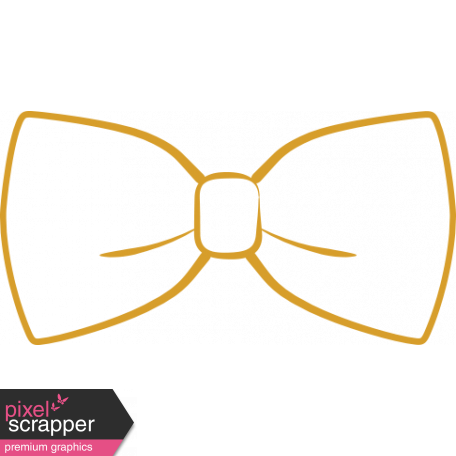 XY Doodle - Mustard Bow Tie