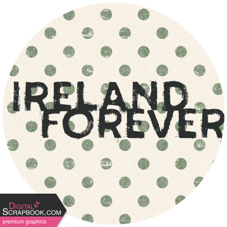 Ireland Forever Word Label 01