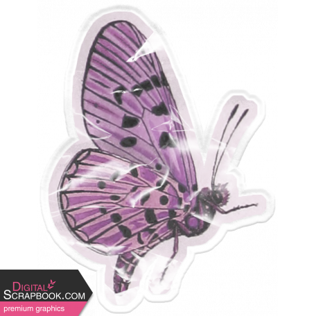 Shabby Vintage #3 Butterfly Ephemera 02