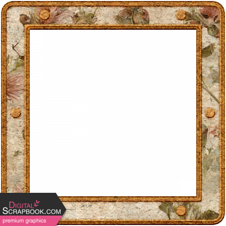 Shabby Vintage #8 Ephemera Kit Frame 1