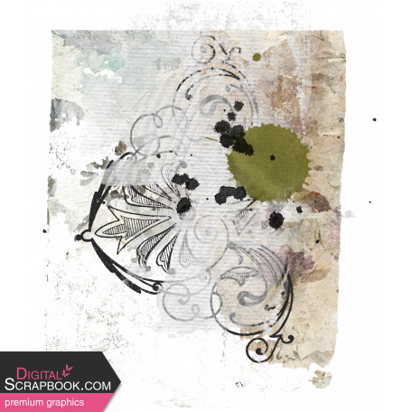 Shabby Vintage #8 Ephemera Kit Paint Transfer 01