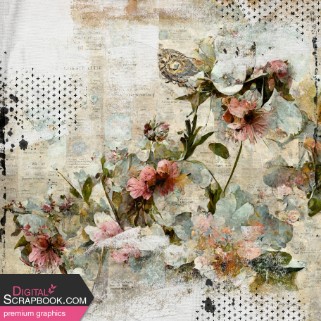 Shabby Vintage #8 Painted Paper 02