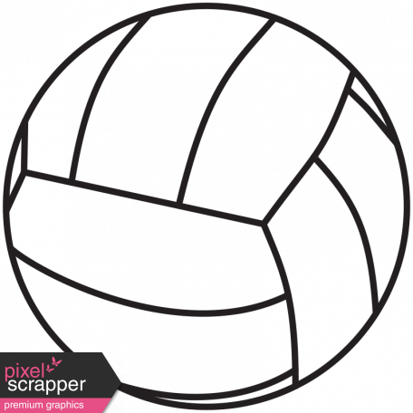 Illustration Volleyball Template graphic by Marisa Lerin