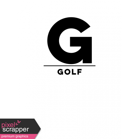 Sports Pocket Card 3x4 Golf