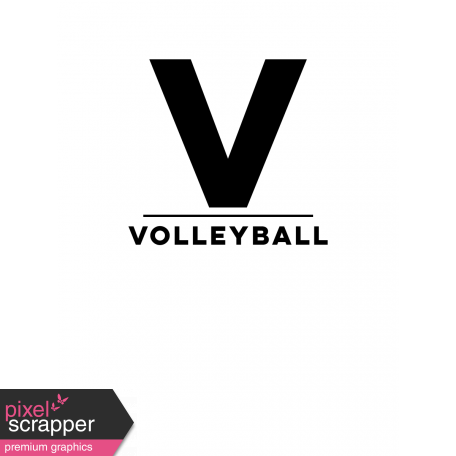 Sports Pocket Card 3x4 Volleyball