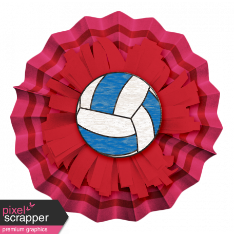 Sports Flower Volleyball