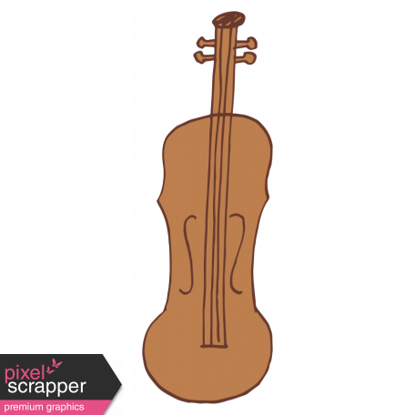 Art School Music Doodle Violin