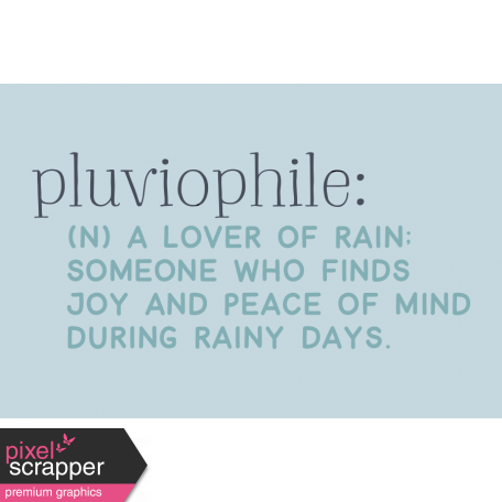 Cozy Day Print Pluviophile Color