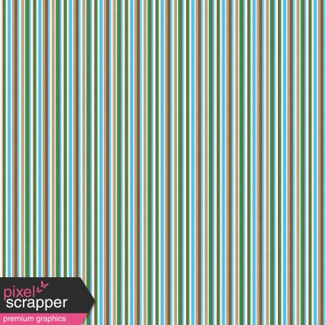 Paper 333 - Stripes - Green & Brown